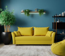 Диваны еврокнижки, Прямой диван Наоми,еврокнижка,велюр