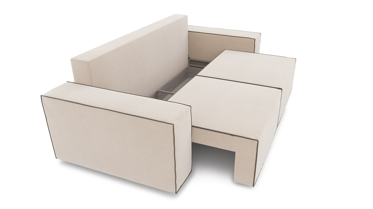 Большие диваны, Стенли Premium Диван прямой. Велюр Beauty.