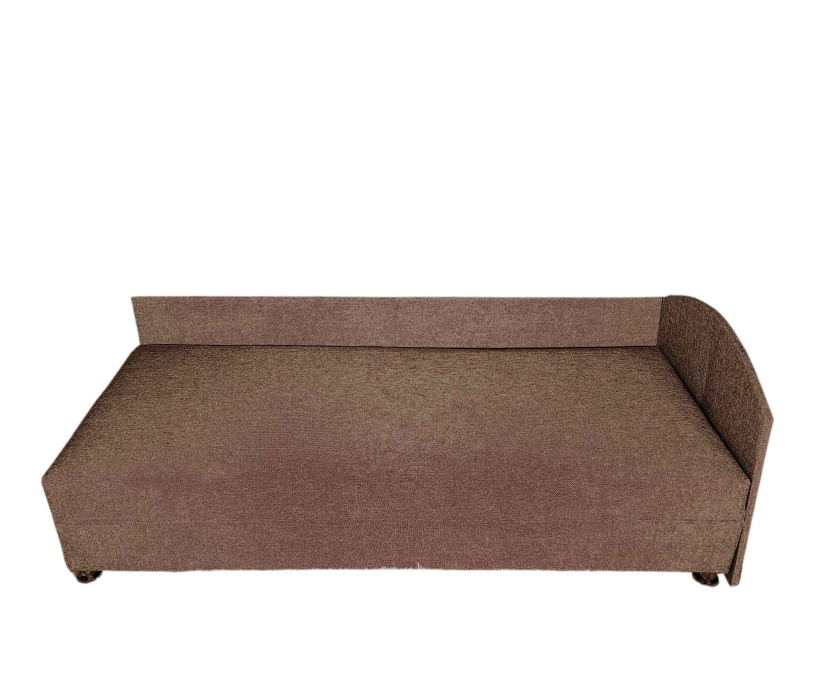 Односпальные, Кровать тахта односпальная 80, правый угол, рогожка