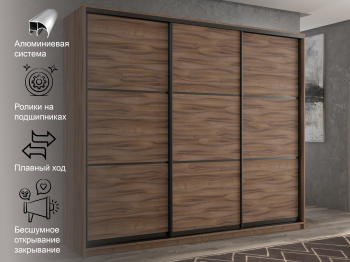 Шкаф-купе 3х дверный Кааппи 4 240х60