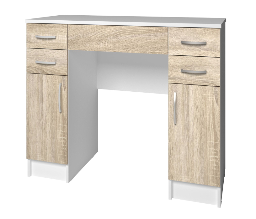 Туалетные столики, Стол туалетный Фреш пять ящиков/две двери СТФР 2