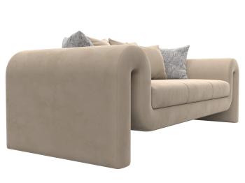 Диван прямой Волна, велюр