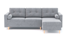 Диваны угловые в гостиную, Диван-кровать угловой еврокнижка-пантограф Белфаст, рогожка