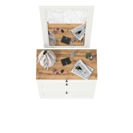 Обувница с зеркалом Остин