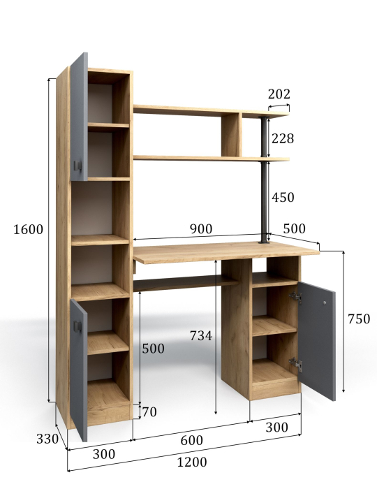 Компьютерные столы, СК 7 Стол компьютерный