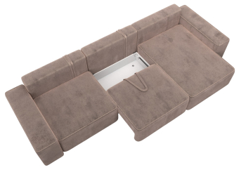 Диван угловой Лига-074 угол универсальный, велюр TOWER