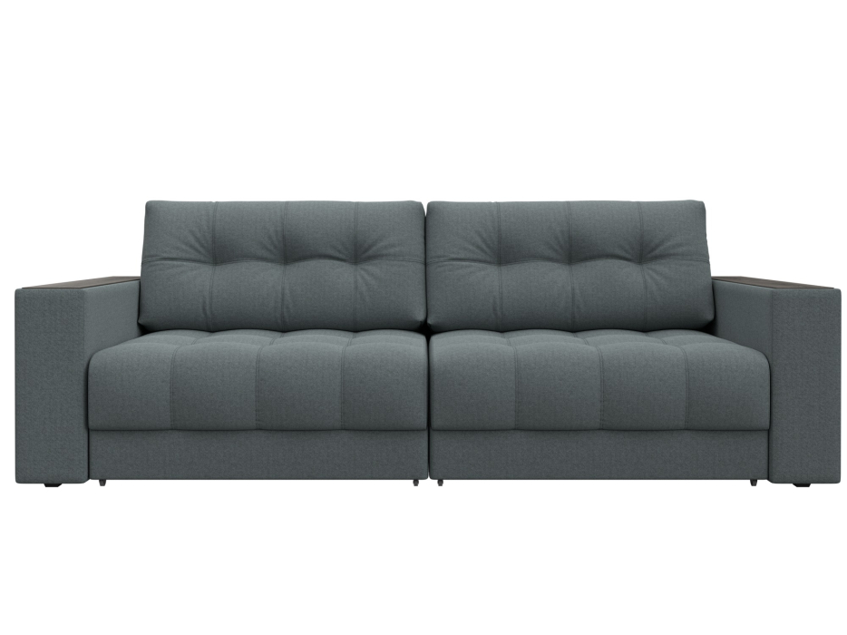 Диваны еврокнижки, Диван прямой с декором Лига-049 НПБ, рогожка Амур