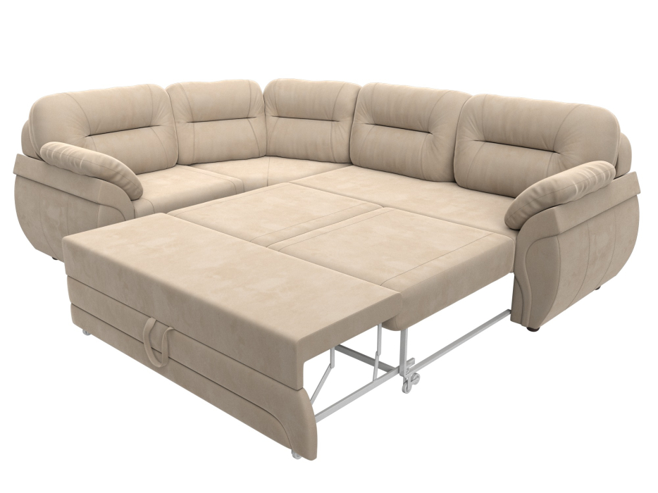 Диваны угловые в гостиную, Диван угловой Бруклин левый угол, велюр