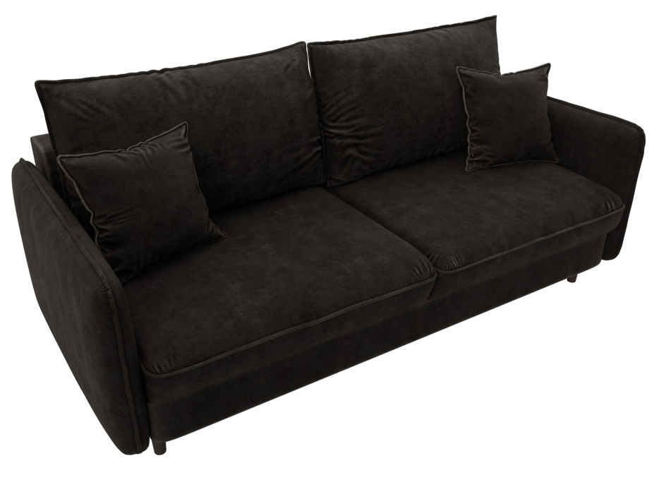 Диваны с ящиком для белья, Диван прямой Лига-064 НПБ, велюр BRUT