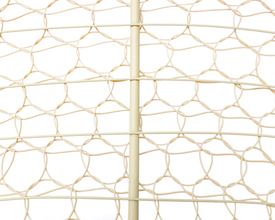 Подвесные кресла, Подвесное кресло КАПЛЯ с ротангом бежевое