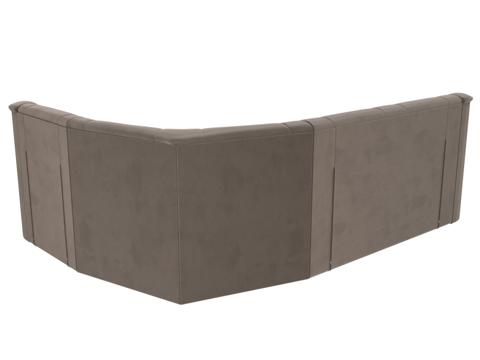 Диваны угловые в гостиную, Угловой диван Карелия правый, велюр