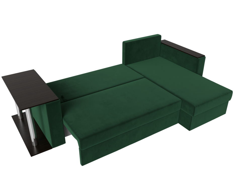 Диваны угловые в гостиную, Угловой диван Атланта правый угол, велюр