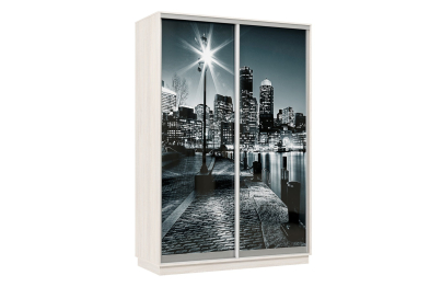 Шкаф-купе Премьер Лайт 09 Ф-1356 двухдверный