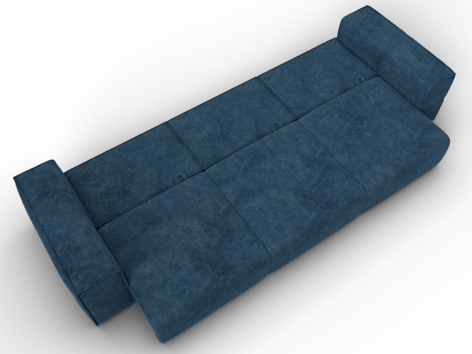 Диваны еврокнижки, Диван прямой Лига-058 НПБ Лонг, велюр BRUT