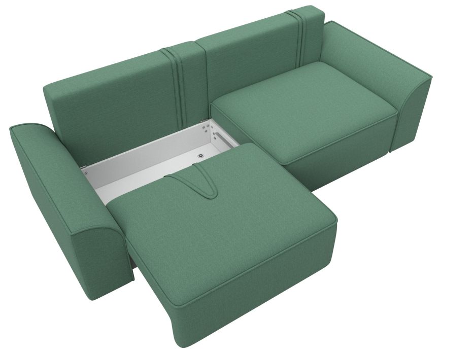 Диваны еврокнижки, Диван прямой Лига-048 НПБ, рогожка Амур