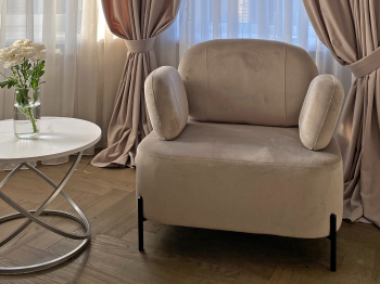 Кресло STOOL GROUP Кэнди с подлокотниками Велюр