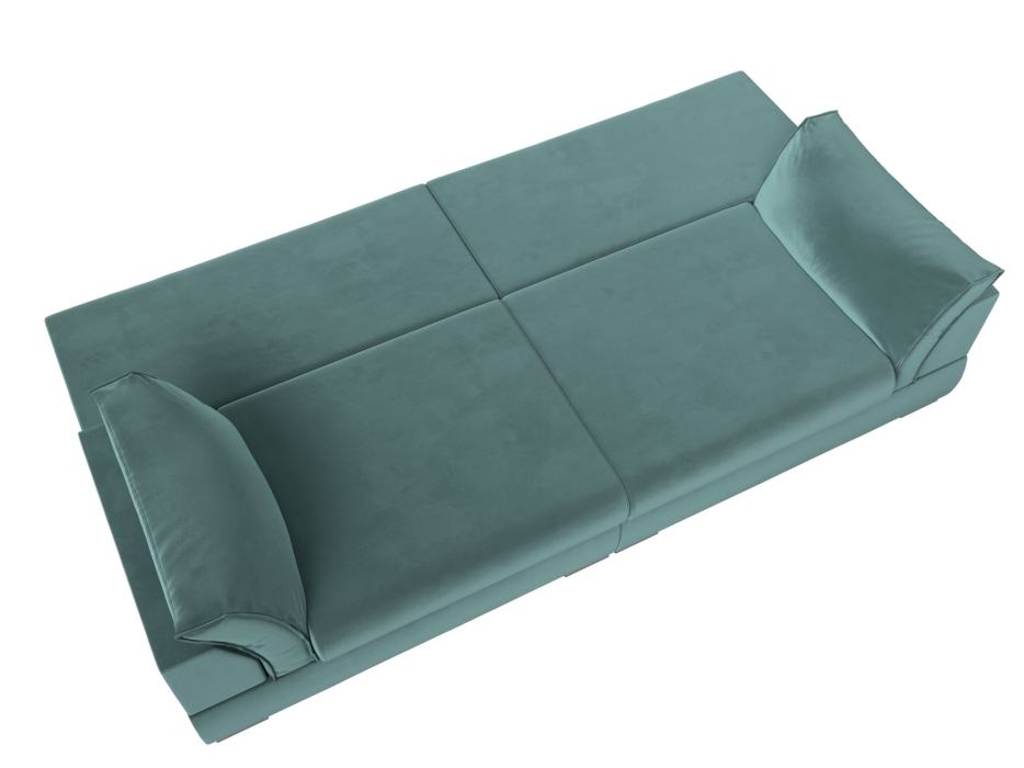 Диваны с ящиком для белья, Прямой диван Пекин, велюр