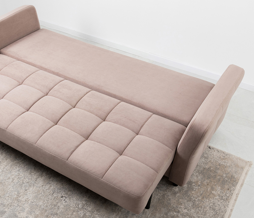 Диваны кровати со спальным местом, Диван Невада, Велюр Вендетта