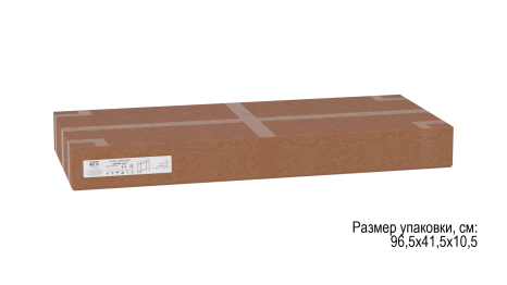 Консоль Дрим К02 PUSH-OPEN Ясень браш белый/золото 