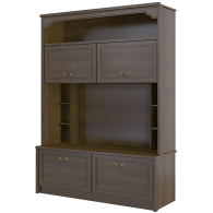 Витрины, Шкаф многоцелевой Флоренция 664, дуб оксфорд