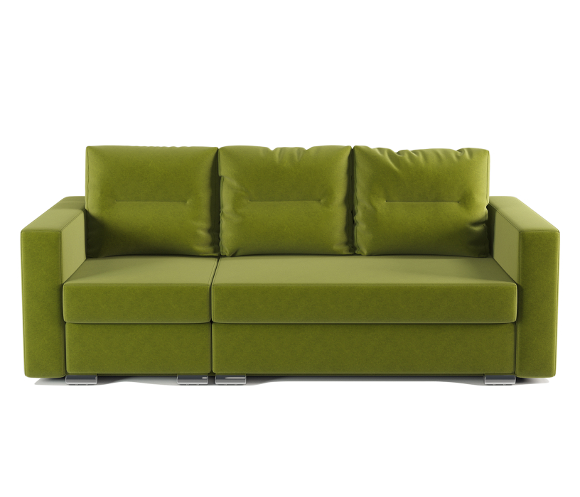 Диваны угловые в гостиную, Угловой диван трансформер Рио левый с пуфиком