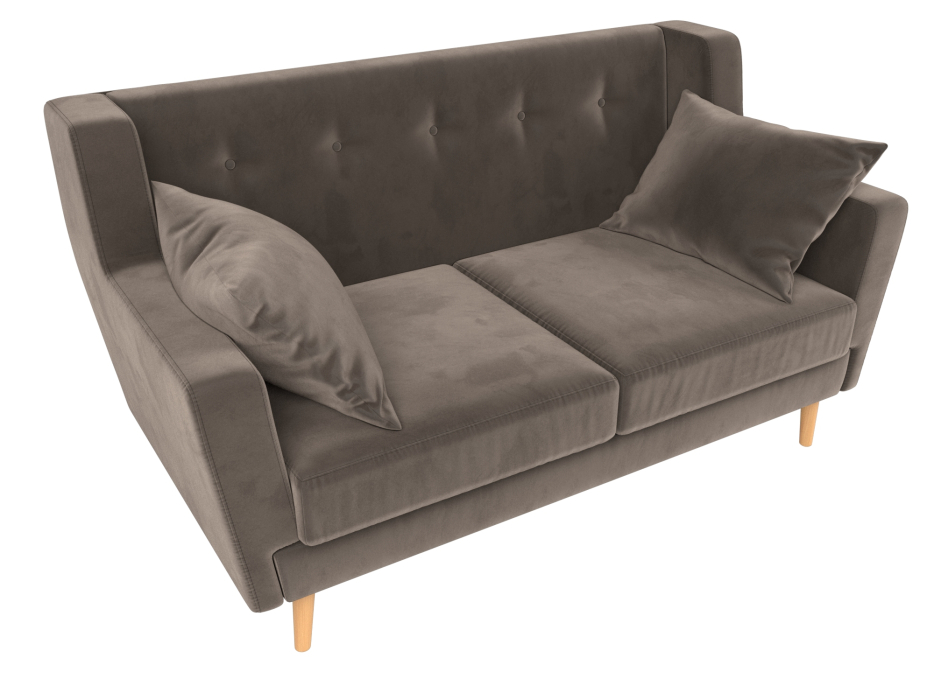 Диваны прямые кухонные, Прямой диван Брайтон 2, велюр