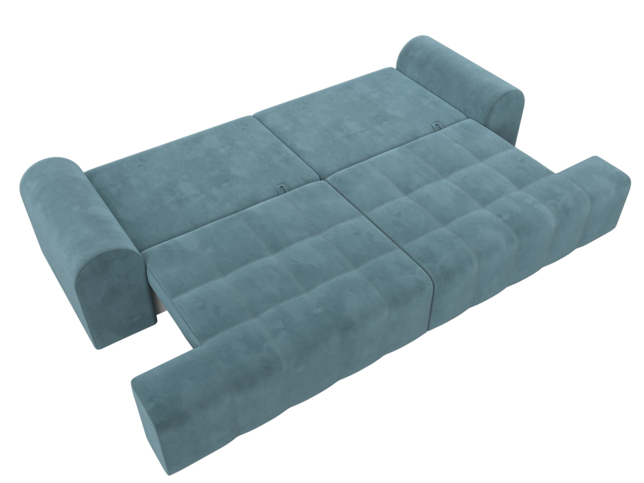 Диваны еврокнижки, Диван прямой Лига-080, велюр SEVEN