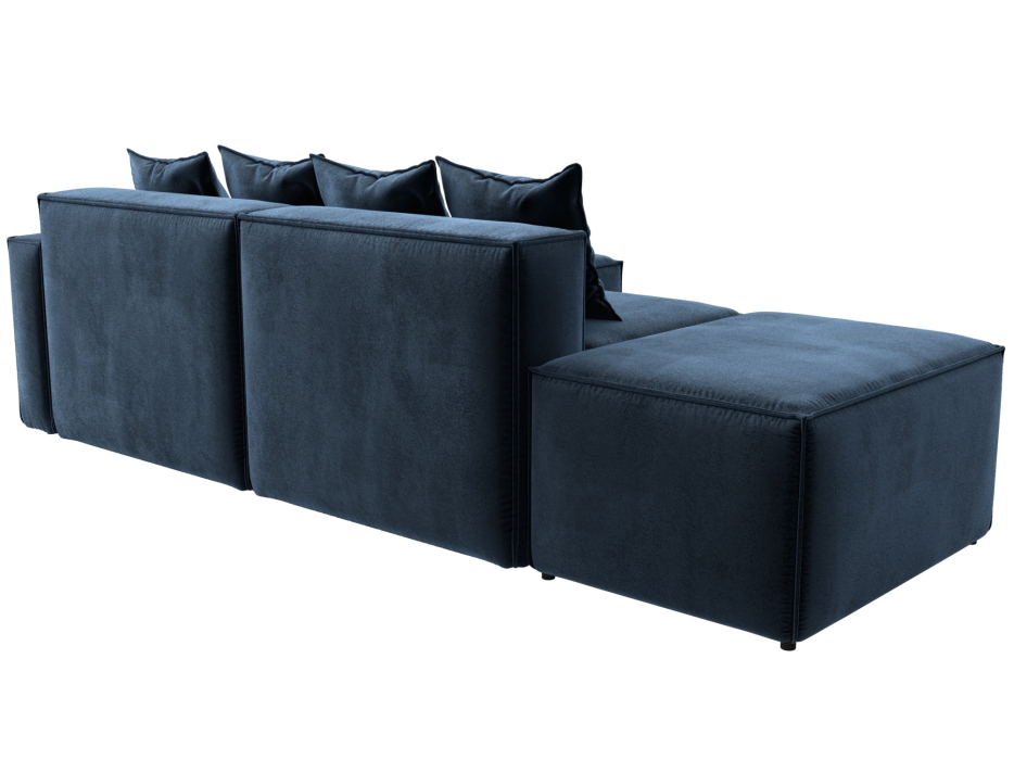 Диваны угловые в гостиную, Диван угловой модульный Лига-063 угол правый, велюр TOWER