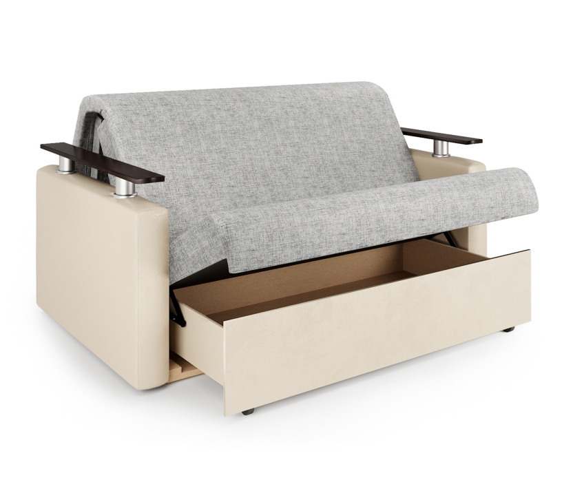 Диваны с ящиком для белья, Диван-кровать Шарм 100, экокожа/шенилл