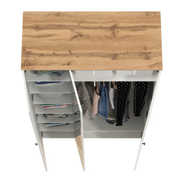 Шкаф для одежды 3-х дверный с зеркалом Остин 13.336.03