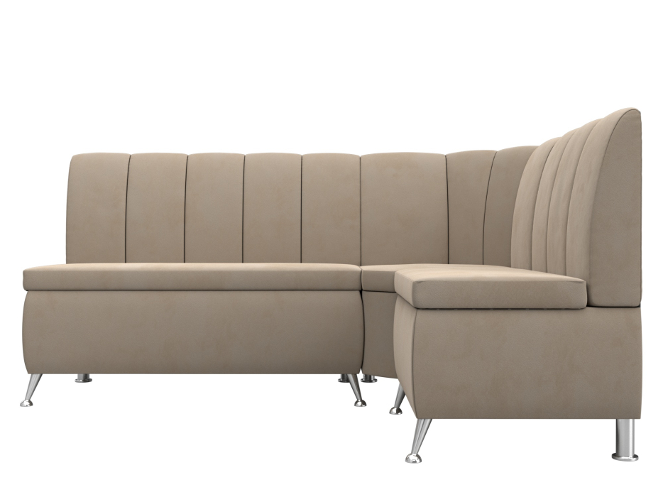 Диваны угловые кухонные, Диван кухонный угловой Кантри правый угол, велюр