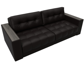 Диван прямой с декором Лига-049 НПБ, экокожа GRIFON