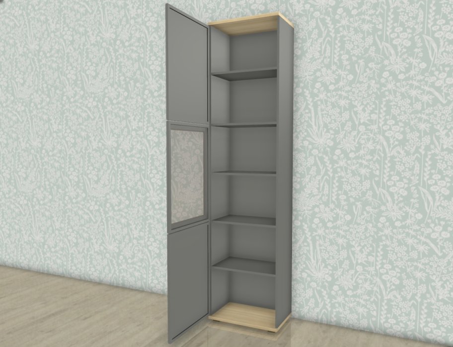 Шкафы одностворчатые, Модульная система Карина Шкаф ШК-1049