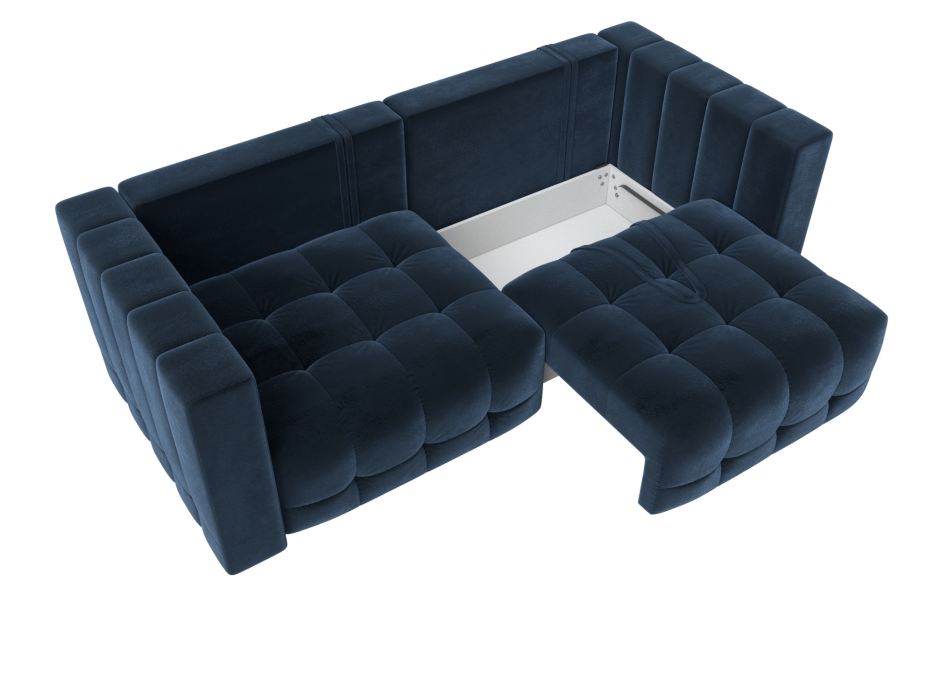 Дизайнерские диваны для гостиной, Диван прямой Лига-052 НПБ, велюр TOWER