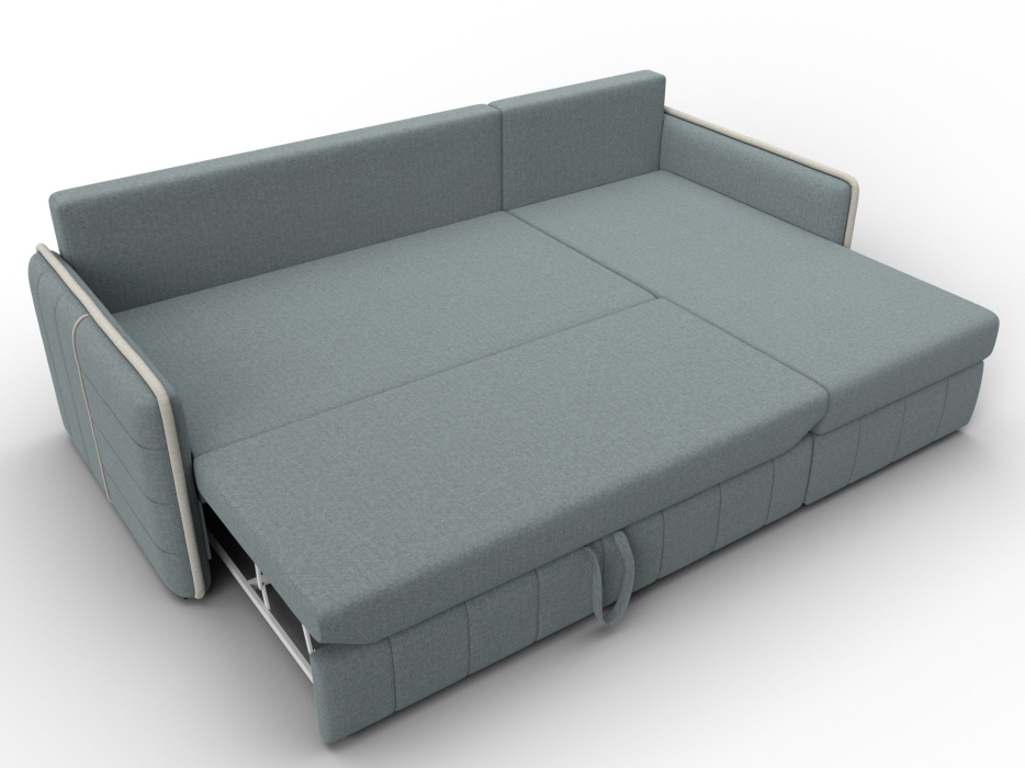 Диваны угловые в гостиную, Диван угловой Лига-078 угол универсальный, рогожка Амур