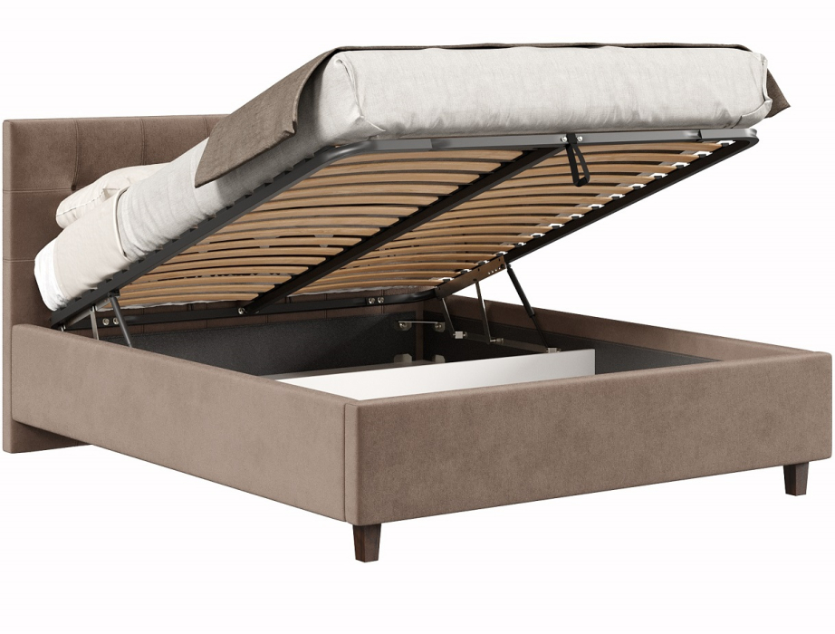 Мягкая кровать, Кровать с подъёмным механизмом 1800 Турин