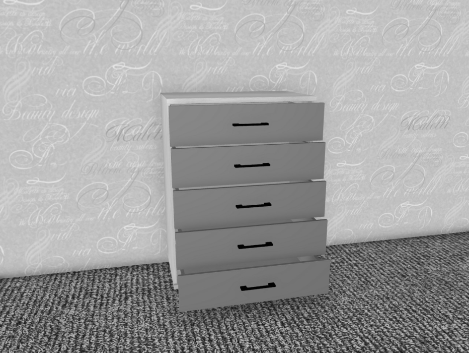 Комоды, Модульная система Грейс Комод КМ-5022  Гикори Джексон Светлый