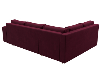 Диван угловой Сильвана левый угол, микровельвет
