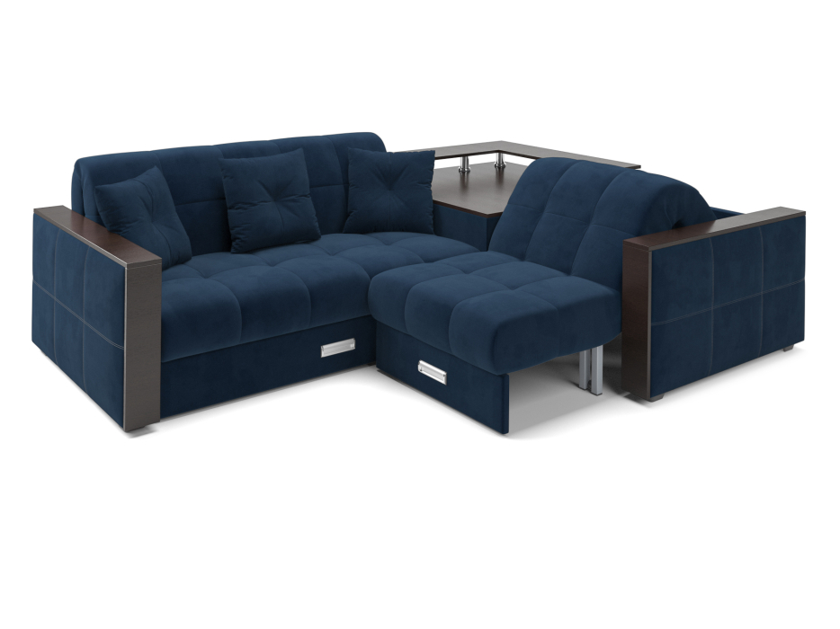 Диваны угловые в гостиную, Диван угловой Прага НПБ Велюр