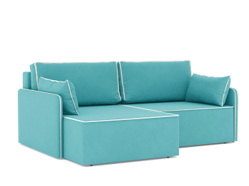 Диван-кровать угловой еврокнижка Блюм, велюр