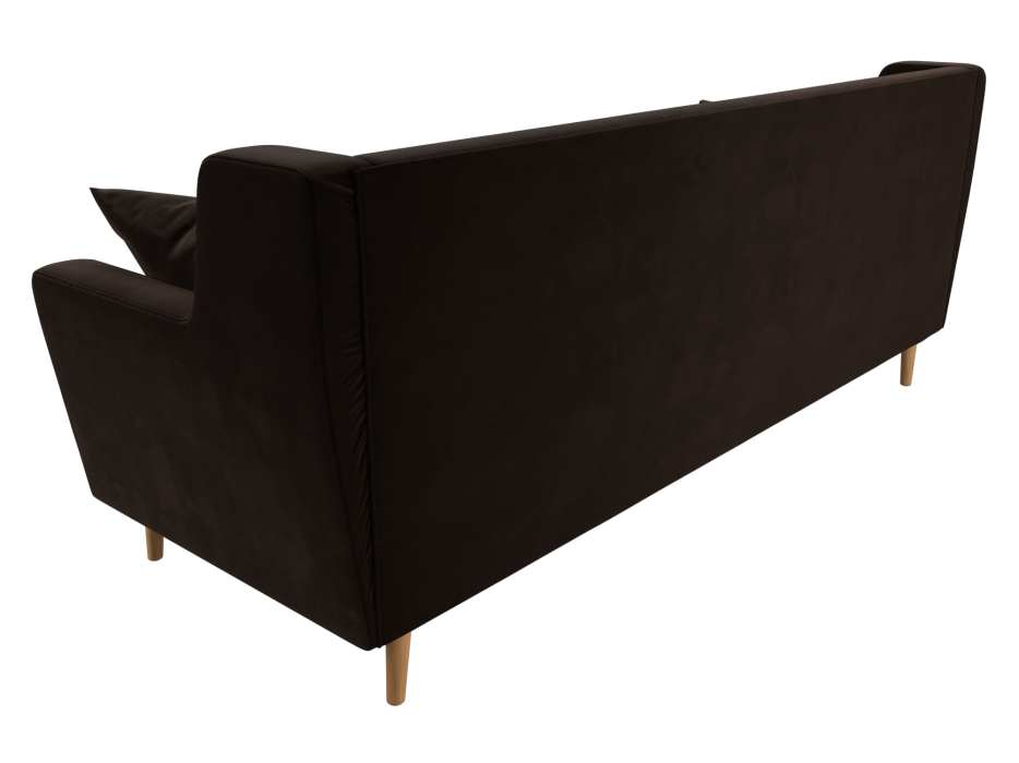 Диваны прямые кухонные, Прямой диван Брайтон 3, микровельвет