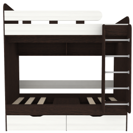 Двухъярусная кровать Юниор 5 80x160 Венге