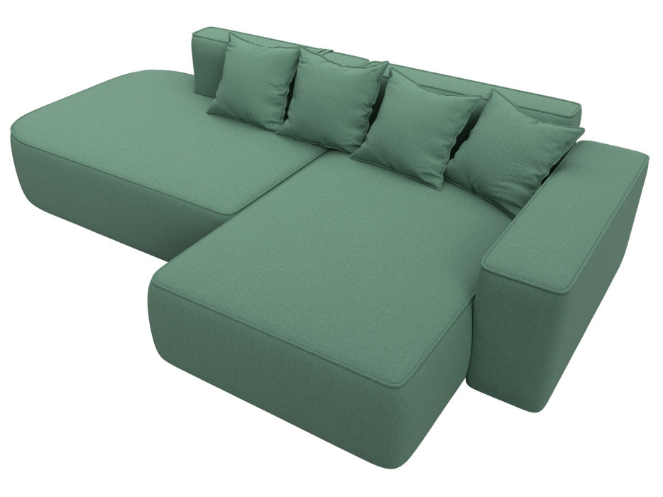 Диваны угловые в гостиную, Диван угловой Лига-065 угол правый, рогожка Амур