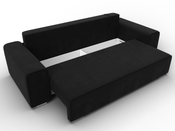 Прямой диван Лига-029, микровельвет