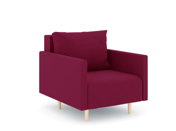 Кресло для отдыха Милли с подлокотниками, велюр