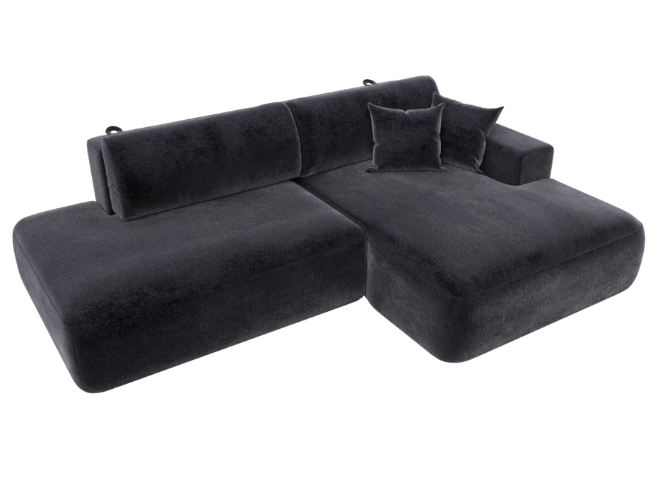 Диваны угловые в гостиную, Диван угловой Лига-036 НПБ Модерн правый угол, велюр TOWER