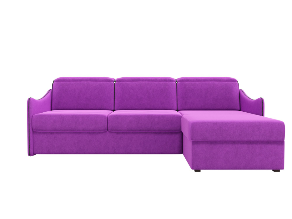 Диваны угловые в гостиную, Диван  угловой Скарлетт,вельвет,правый угол