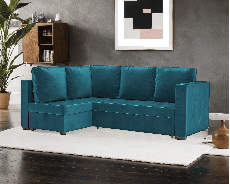 Диваны угловые в гостиную, Диван угловой Мансберг (Бархат)