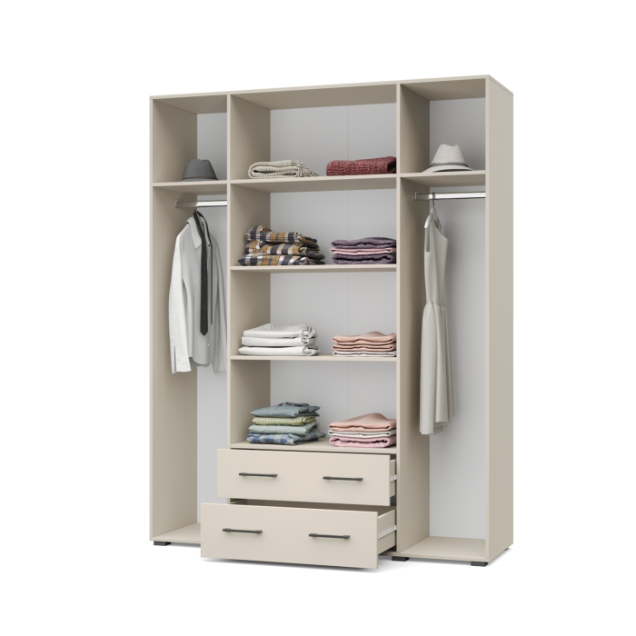 Шкафы распашные, Модульная система Ева Е43 Шкаф