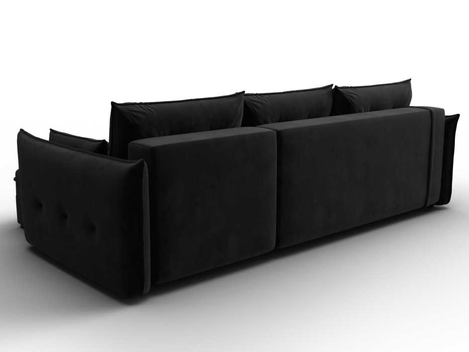 Диваны угловые в гостиную, Диван угловой Лига-100 НПБ угол универсальный, велюр SEVEN